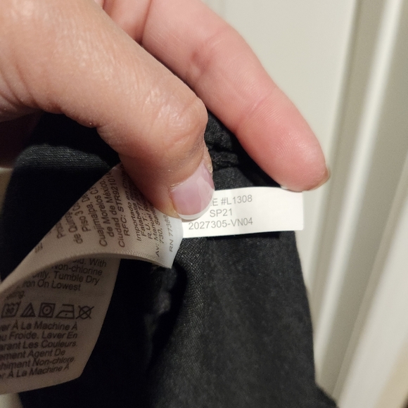 J. Crew Women's Ponte Gray Charcoal Slim Ankle Pants Size 20 - Picture 8 of 8